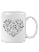 A Heart Of Butterflies Mug -SmartPrintsInk Designs