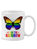 Butterfly, I Am The Rainbow Mug -SmartPrintsInk Designs
