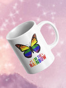 Butterfly, I Am The Rainbow Mug -SmartPrintsInk Designs