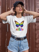 Butterfly, I Am The Rainbow T-shirt -SmartPrintsInk Designs