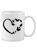 Heart Of Butterflies Mug -SmartPrintsInk Designs