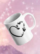 Heart Of Butterflies Mug -SmartPrintsInk Designs