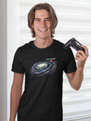 You Are Here, Galaxy T-shirt -SmartPrintsInk Designs