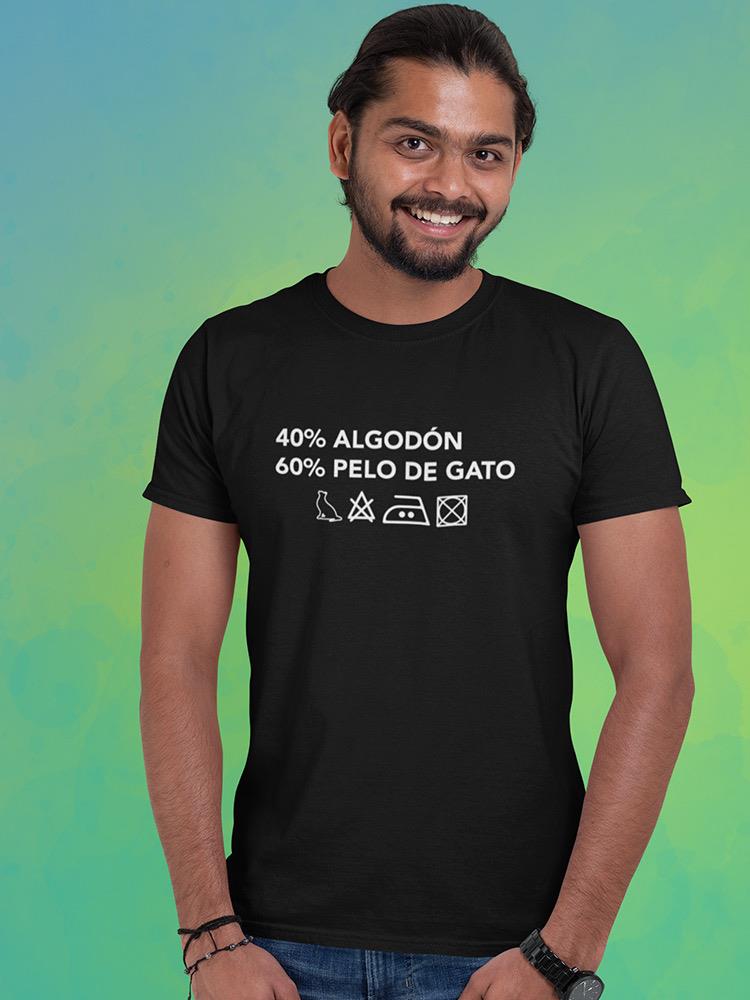 60 Percent Cat Hair T-shirt -SmartPrintsInk Designs