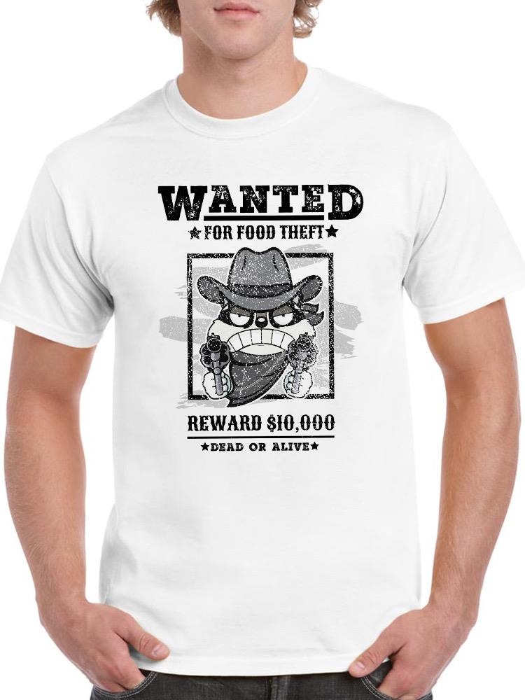 Wanted For Food Thief T-shirt -SmartPrintsInk Designs