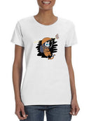 Astro Kitty T-shirt -SmartPrintsInk Designs