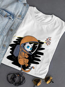 Astro Kitty T-shirt -SmartPrintsInk Designs