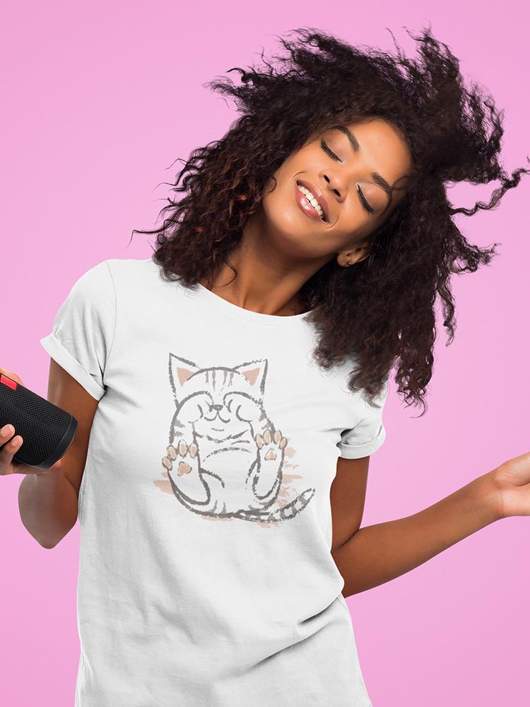 A Cute Kitten T-shirt -SmartPrintsInk Designs