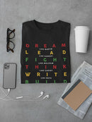 Dream, Lead, Educate Believe T-shirt -SmartPrintsInk Designs