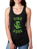 Dino-Sore Racerback Tank -SmartPrintsInk Designs
