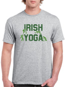 Irish Yoga T-shirt -SmartPrintsInk Designs