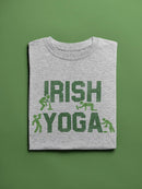Irish Yoga T-shirt -SmartPrintsInk Designs