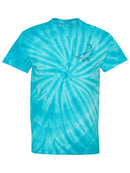 Dinosaur Sketch Tie Dye Tee -SmartPrintsInk Designs