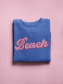 Beach Sweatshirt -SmartPrintsInk Designs