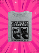Cat Wanted Dead Or Alive T-shirt -SmartPrintsInk Designs