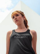 Pretty Powerful Racerback Tank -SmartPrintsInk Designs