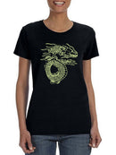 Dragon Art T-shirt -SmartPrintsInk Designs