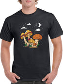 Fungi In The Moonlight T-shirt -SmartPrintsInk Designs