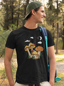 Fungi In The Moonlight T-shirt -SmartPrintsInk Designs