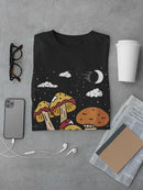Fungi In The Moonlight T-shirt -SmartPrintsInk Designs