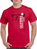 Califormia Palms T-shirt -SmartPrintsInk Designs