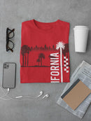 Califormia Palms T-shirt -SmartPrintsInk Designs