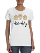 Faith Graffitti T-shirt -SmartPrintsInk Designs