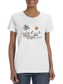 A Car In The Dessert T-shirt -SmartPrintsInk Designs