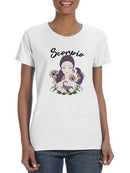 Scorpio Woman T-shirt -SmartPrintsInk Designs