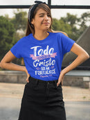 Crist Makes Me Stronger T-shirt -SmartPrintsInk Designs