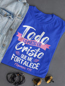 Crist Makes Me Stronger T-shirt -SmartPrintsInk Designs