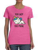 Too Lazy To Move T-shirt -SmartPrintsInk Designs