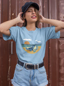 A Car In The Beach T-shirt -SmartPrintsInk Designs