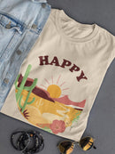 Happy Desert T-shirt -SmartPrintsInk Designs