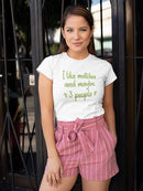 I Like Matcha And 3 People T-shirt -SmartPrintsInk Designs