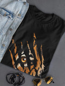 Tiger Claw Marks T-shirt -SmartPrintsInk Designs
