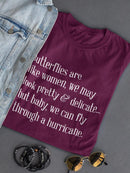 We Can Fly Through A Hurricane T-shirt -SmartPrintsInk Designs