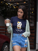 Lucky Cat Tokyo Japan T-shirt -SmartPrintsInk Designs