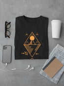 Diamond Landscape T-shirt -SmartPrintsInk Designs