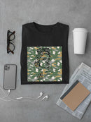 Camouflaged Statue T-shirt -SmartPrintsInk Designs