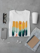 Forest Sunset T-shirt -SmartPrintsInk Designs