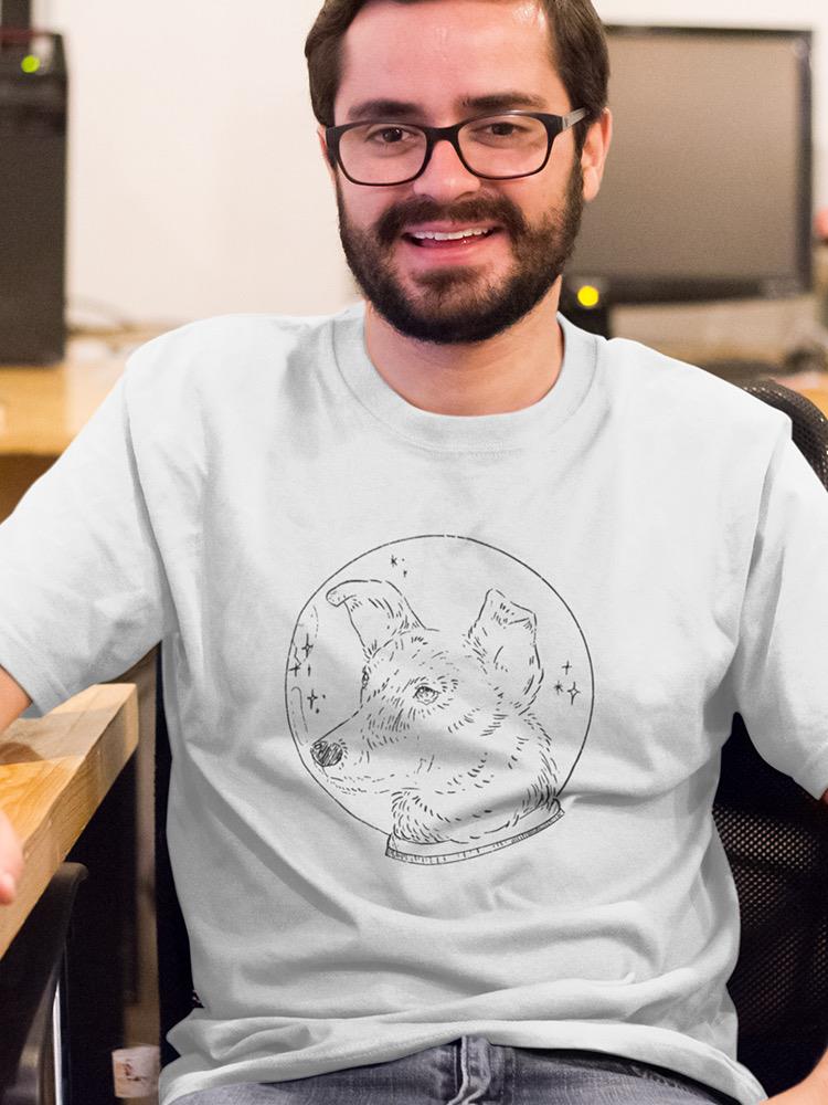 Astro Dog. T-shirt -SmartPrintsInk Designs