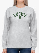 Lucky Clover Sweatshirt -SmartPrintsInk Designs