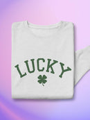 Lucky Clover Sweatshirt -SmartPrintsInk Designs
