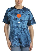 The Solar System Tie Dye Tee -SmartPrintsInk Designs