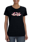 Coffee Love Shaped T-shirt -SmartPrintsInk Designs