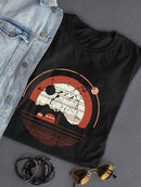 A Home Near The Planets Shaped T-shirt -SmartPrintsInk Designs
