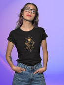 Landscape Diamond. Shaped T-shirt -SmartPrintsInk Designs