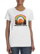 Wherever You Go Shaped T-shirt -SmartPrintsInk Designs