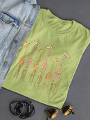 Giraffe Group T-shirt -SmartPrintsInk Designs
